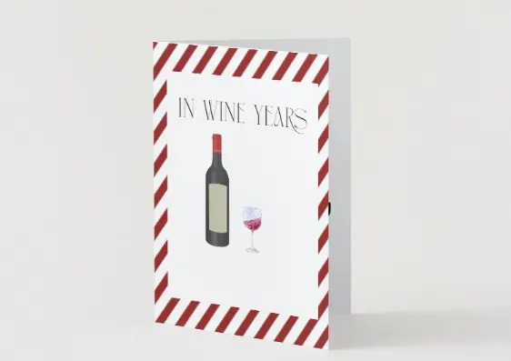 Wine Birthday Card Funny