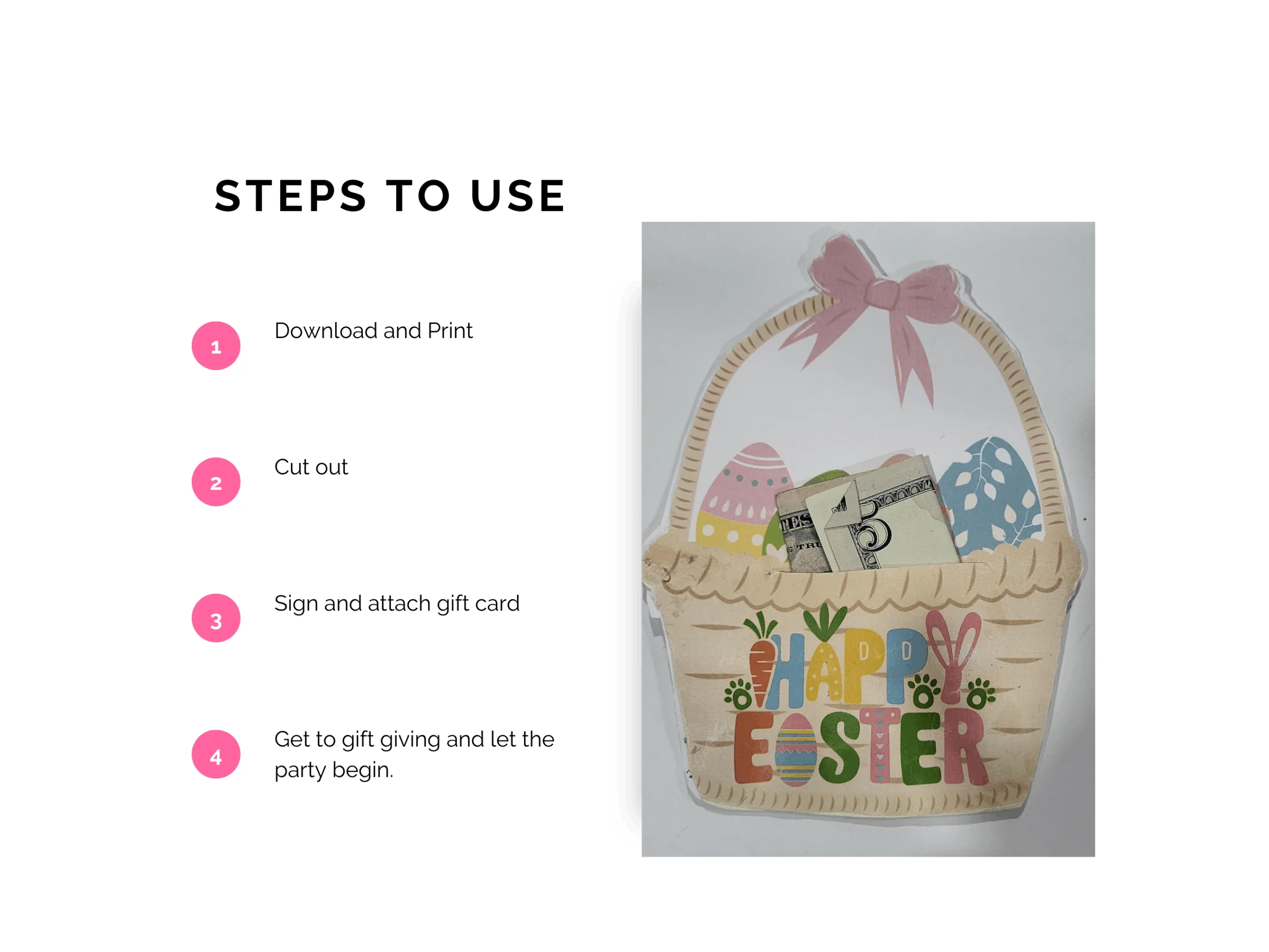 Easter gift card holder - Image 2