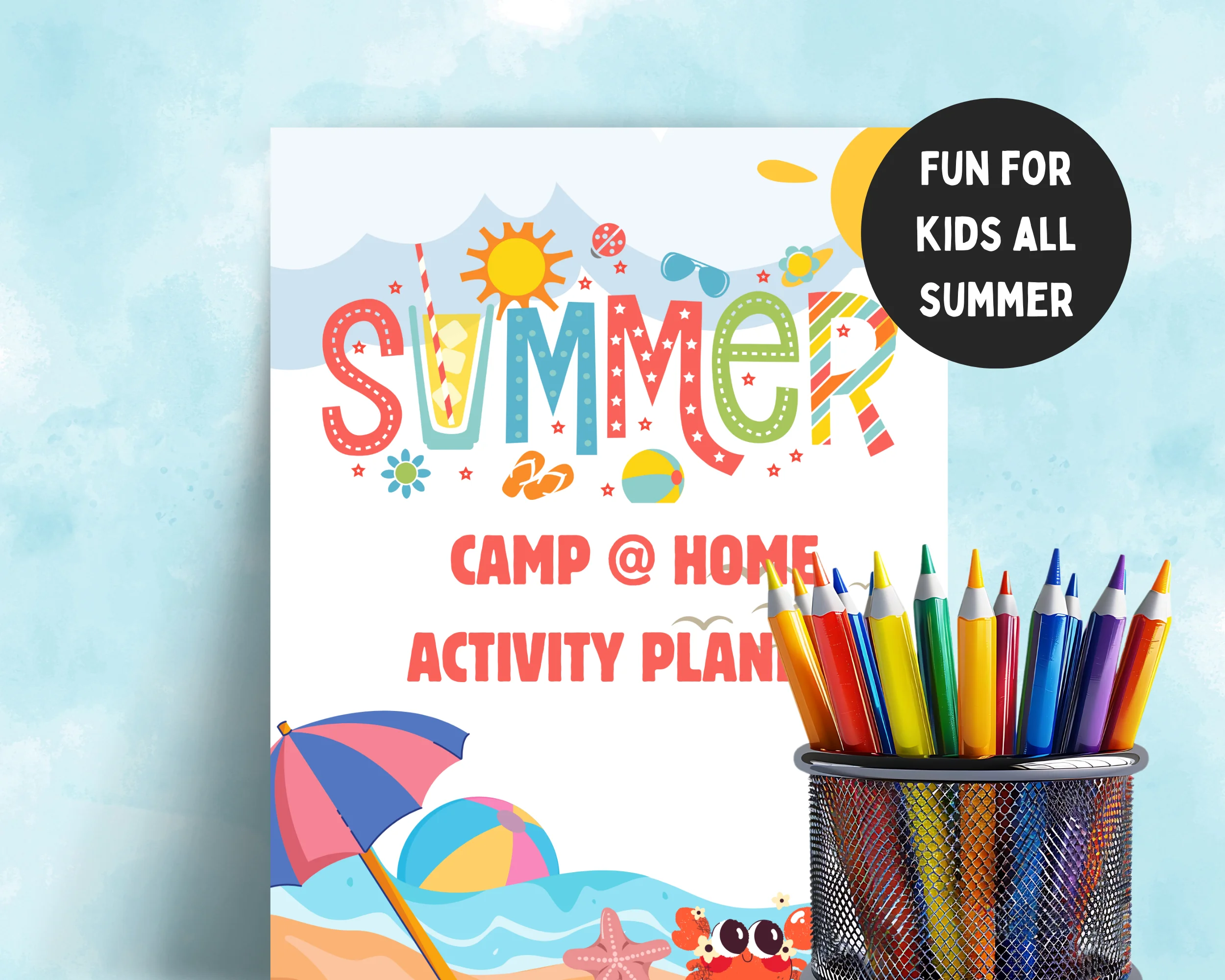 summer camp activity planner summer camp at home diy summer camp planner summer activities